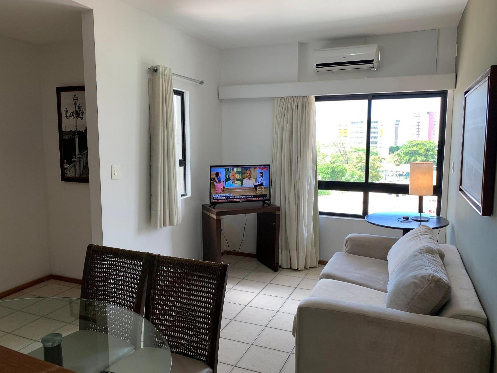 Flat No Condominio Metropolis - Ilha Do Leite Ресифи Экстерьер фото